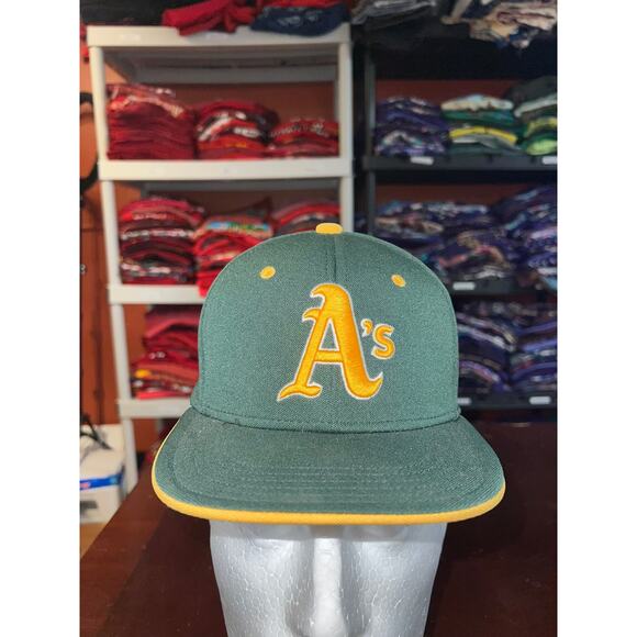 Dodge City A's Hat The Game Pro Game Tek 2 Baseball Cap Headwear XS - Picture 1 of 6